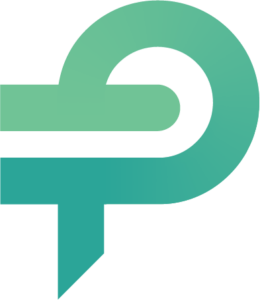 P logo CMYK gradient